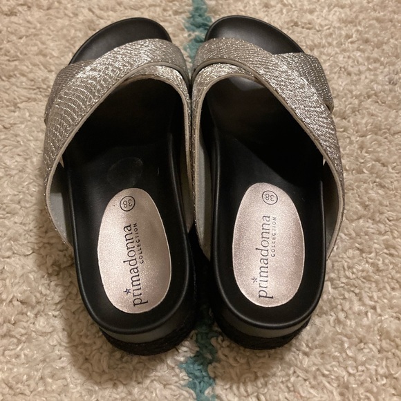 Silver platform Primadonna Collection slides - Picture 5 of 5